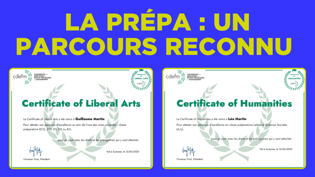 Prépa certificat